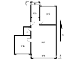 顺义城二手房 8 首付41左右超值精装纯两居室婚房首选 双兴北区&nbsp